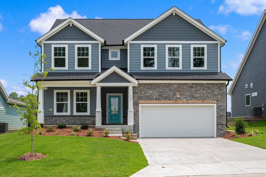 Representative exterior photo of a completed home built from the Brown Paper Packages by Garman Homes in Spring Valley, Trinity, NC (Image 17).