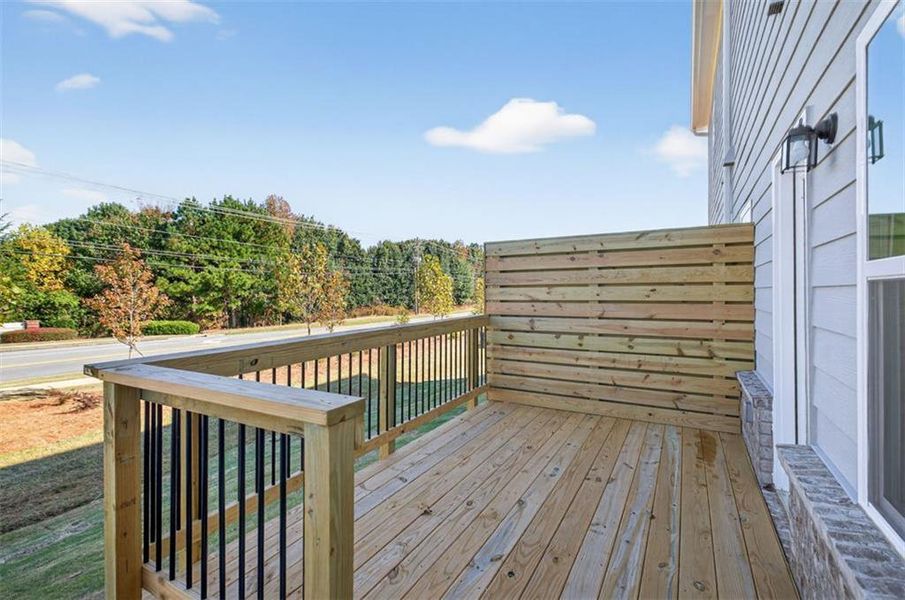 Exterior details and patio area of a home in Franklin Manor, Lawrenceville (Image 2). Exterior details and patio area of a home in Franklin Manor, Lawrenceville (Image 2).