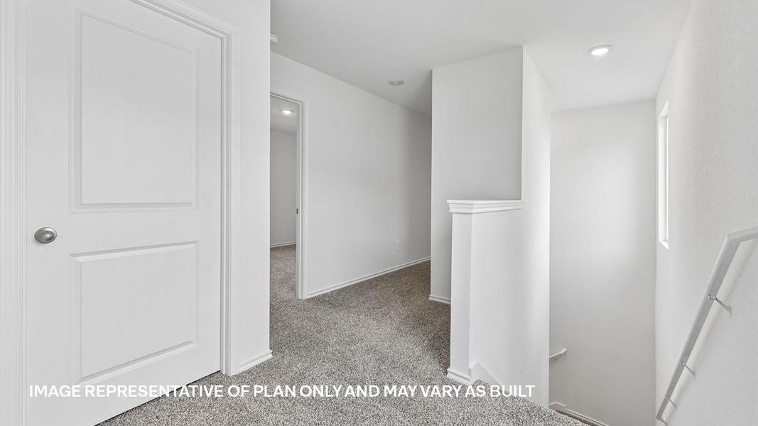 Representative unfurnished interior of a home built from the The Lyndon by D.R. Horton in Valverde, Bastrop (Image 20).