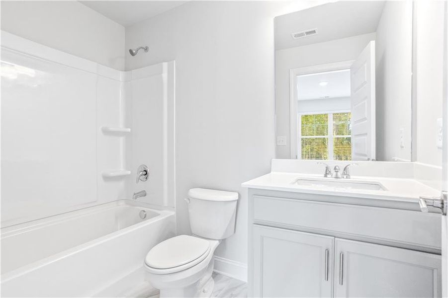 Furnished interior view inside a new home in Waters Edge, Mansfield (Image 4).