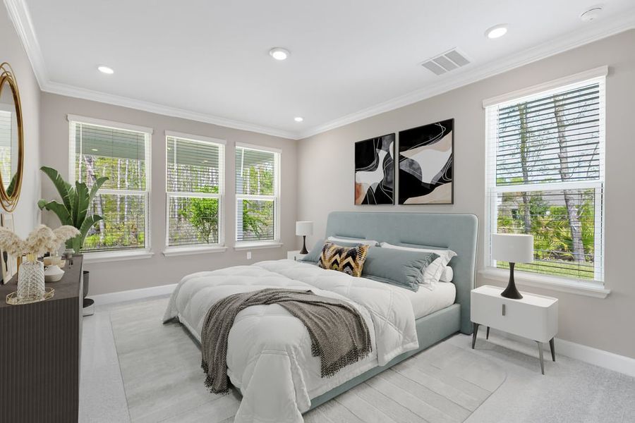 Furnished interior in a model home at Osprey Cove in St. Marys (Image 17).