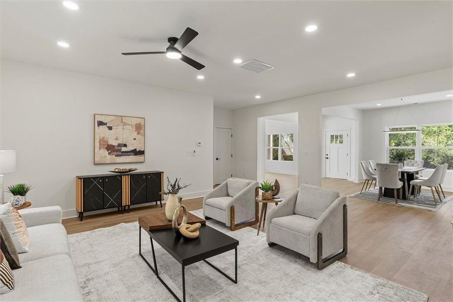 Furnished interior view inside a new home in , Dacula (Image 37). Furnished interior view inside a new home in , Dacula (Image 37).
