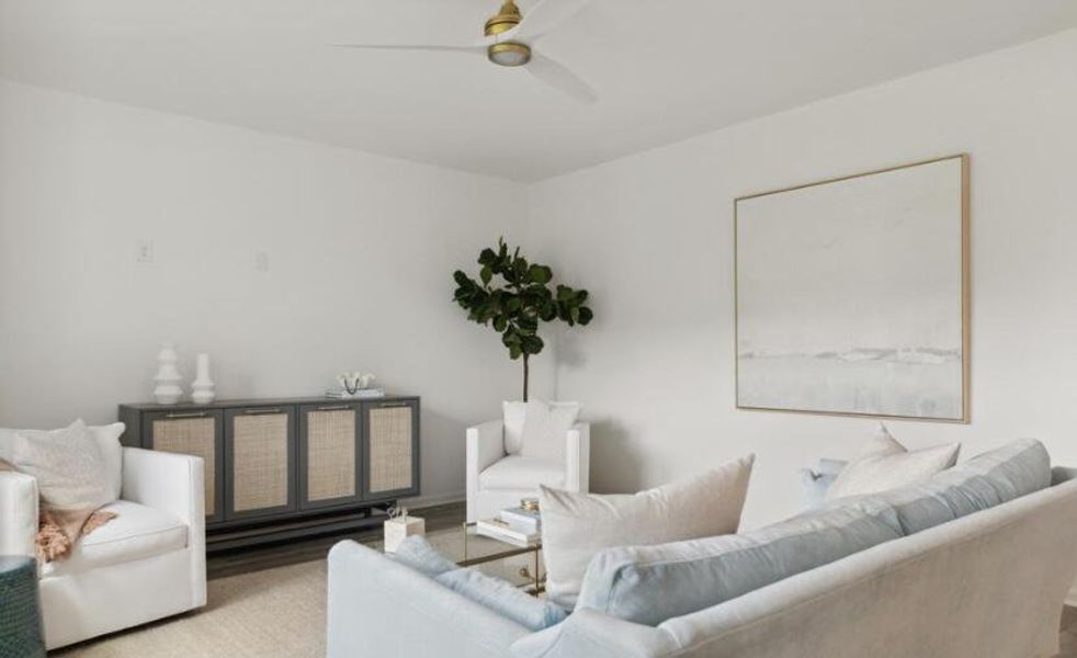 Furnished interior view inside a new home in Sweetgrass at Summers Corner, Summerville (Image 26).