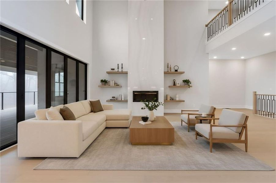 Furnished interior view inside a new home in , Milton (Image 9).