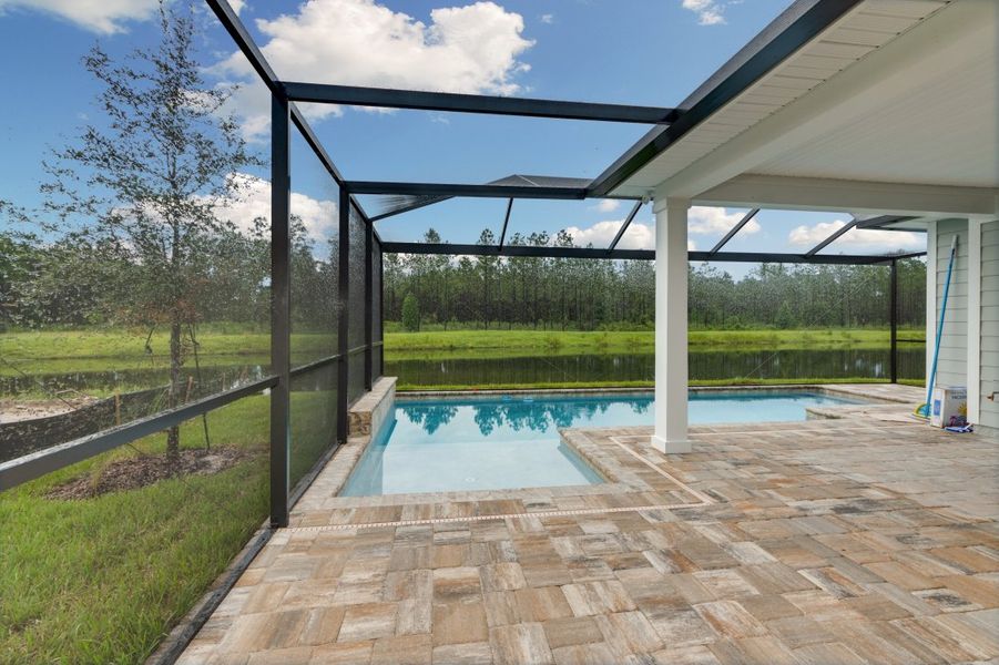 Representative exterior details of a home built from the Boca by Riverside Homes in Mariposa at EverRange, Jacksonville (Image 23).