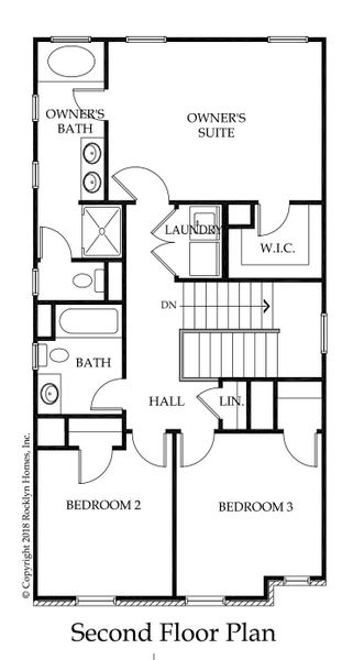 2D floor plan layout for the Fairfax by Rocklyn Homes in Old Salem Crossing, Conyers, GA (Image 5). 2D floor plan layout for the Fairfax by Rocklyn Homes in Old Salem Crossing, Conyers, GA (Image 5).