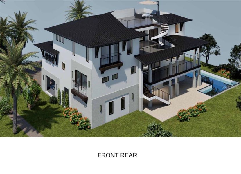 Exterior rendering of this home design in , St. Petersburg, FL (Image 3). Exterior rendering of this home design in , St. Petersburg, FL (Image 3).