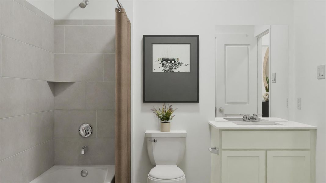 Furnished interior view inside a new home in Cotton Brook, Hutto (Image 5).