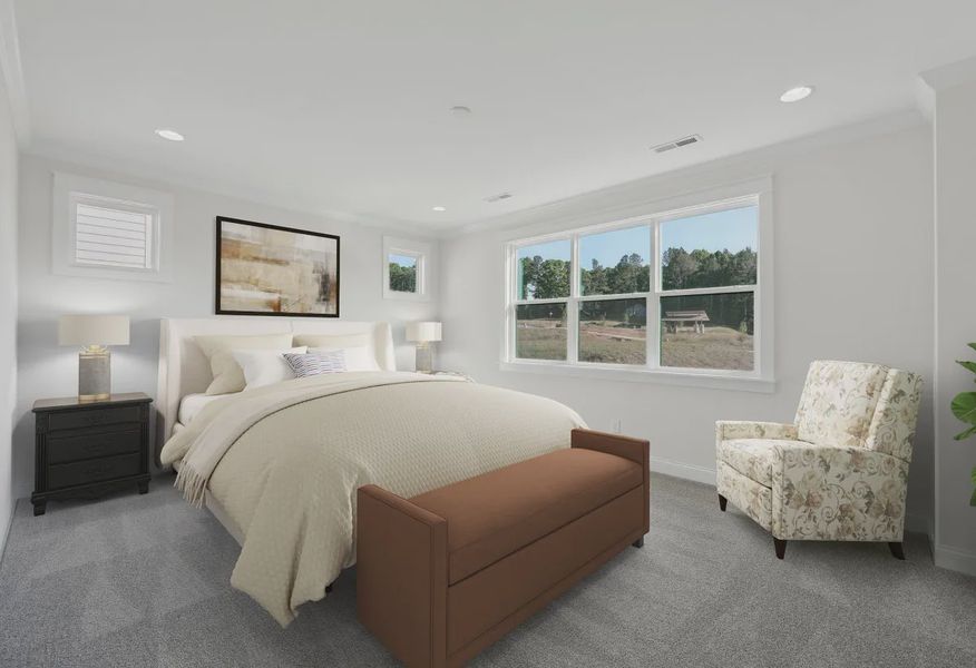 Virtually Staged Primary Bedroom - 16 of 22