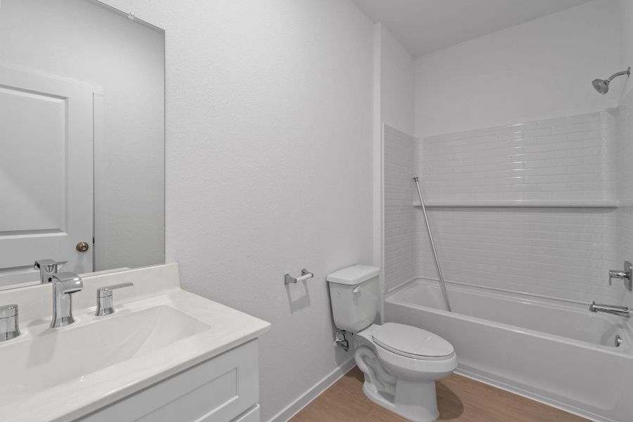 Furnished interior view inside a new home in Mavera, Conroe (Image 6).