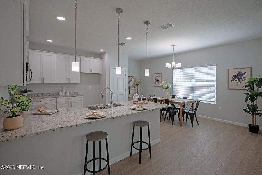 Furnished interior view inside a new home in , Jacksonville (Image 34).