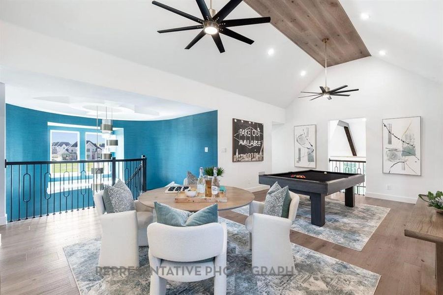 Furnished interior view inside a new home in The Parks at Wilson Creek, Celina (Image 9).
