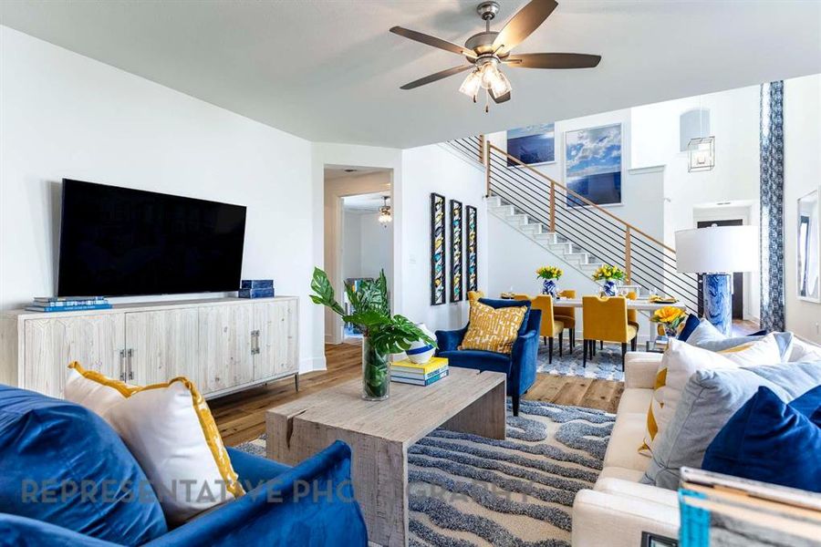 Furnished interior view inside a new home in Bel Air Village: 50ft. lots, Sherman (Image 5).