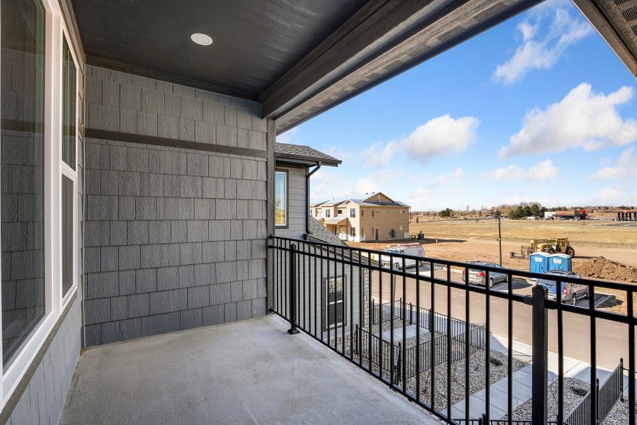 Exterior details and patio area of a home in Wilder at Timnath Ranch, Timnath (Image 3). Exterior details and patio area of a home in Wilder at Timnath Ranch, Timnath (Image 3).