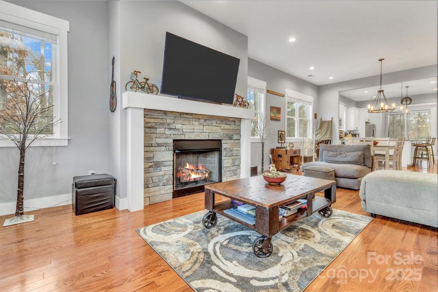 Furnished interior view inside a new home in , Hendersonville (Image 10).