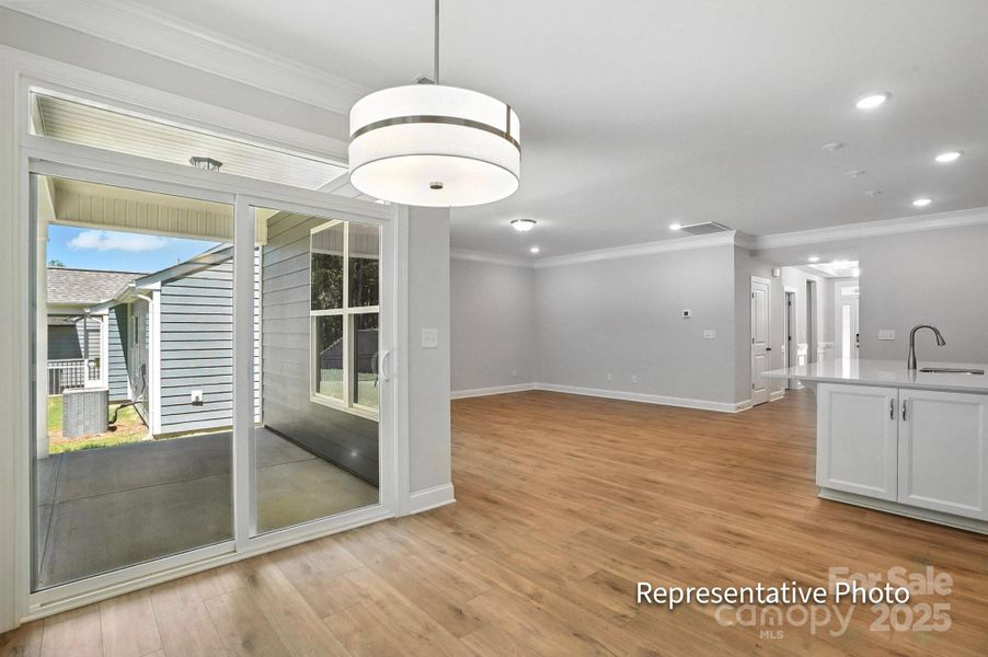Furnished interior view inside a new home in The Meadows at Laurelbrook, Sherrills Ford (Image 9).