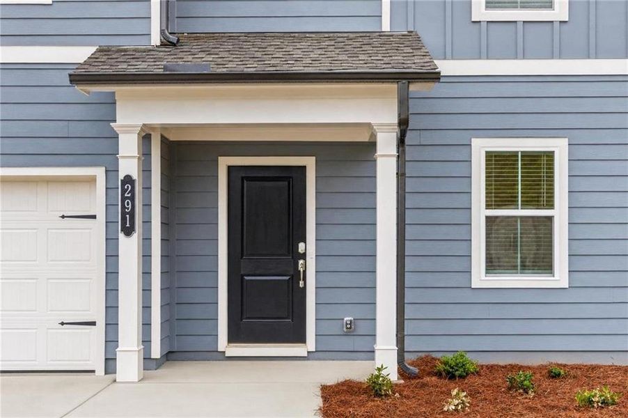 Exterior details and patio area of a home in Lexington Meadows, Athens (Image 3).