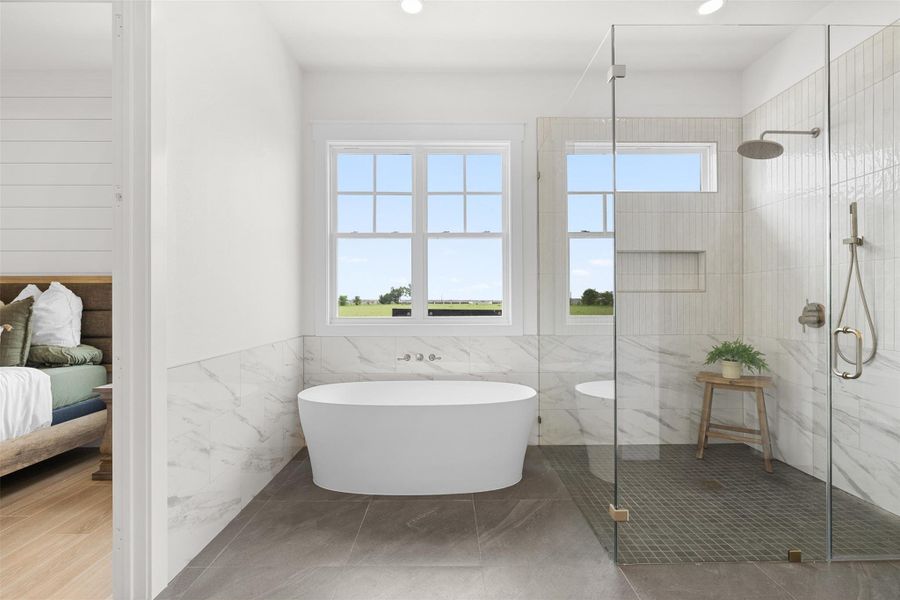 Furnished interior view inside a new home in , Snook (Image 14).