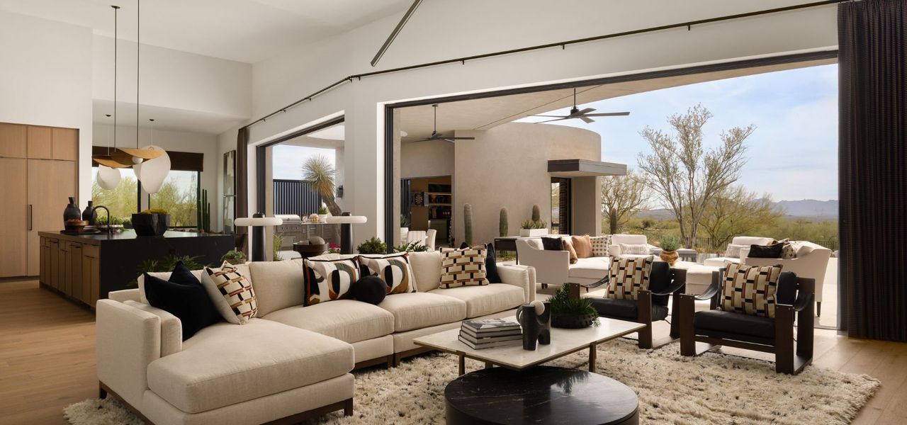 Furnished interior view inside a new home in The Edge at Joy Ranch, Scottsdale (Image 5).