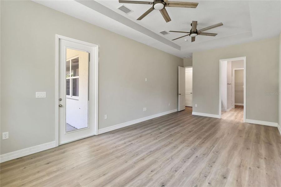 Master Bedroom with Private Access to Lanai