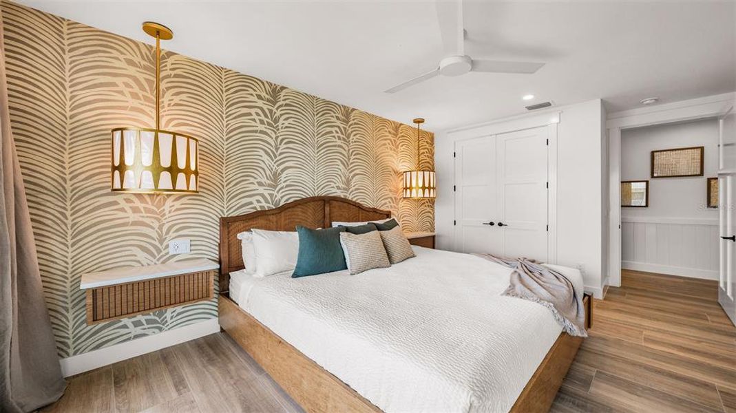 Furnished interior view inside a new home in , Sarasota (Image 56).