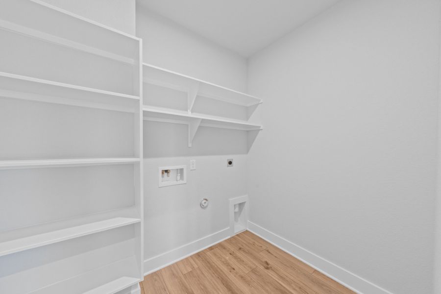 Representative unfurnished interior of a home built from the Austen by Omega Builders in North Point, Temple (Image 13).