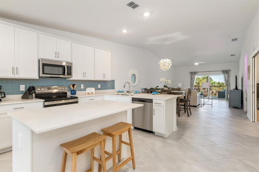 Furnished interior view inside a new home in , Venice (Image 16).
