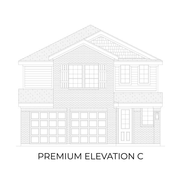 Representative rendering of the exterior for the Truman Select F by First Texas Homes (Image 7).