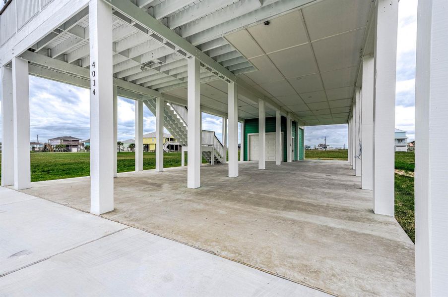 Exterior details and patio area of a home in , Galveston (Image 26). Exterior details and patio area of a home in , Galveston (Image 26).