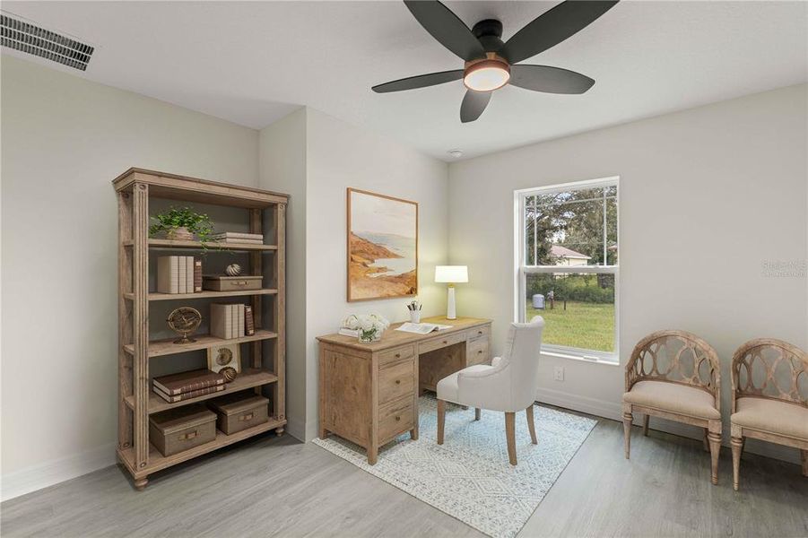 Furnished interior view inside a new home in , Dunnellon (Image 17).