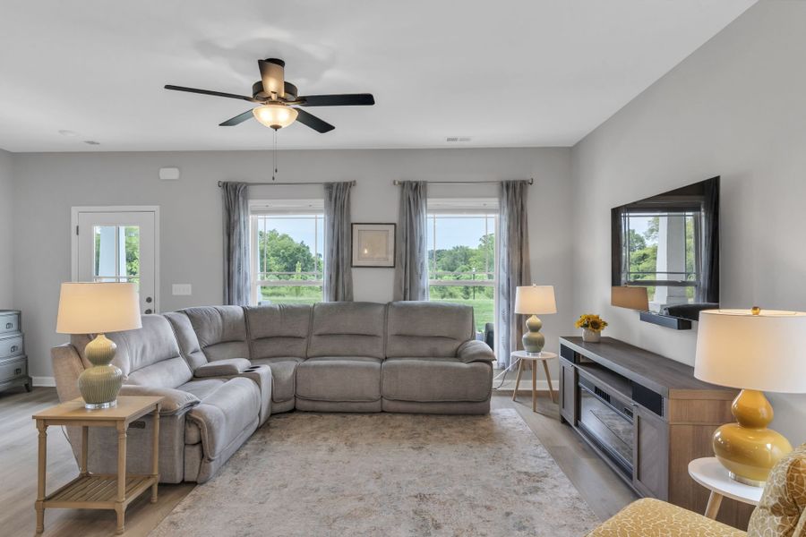 Representative furnished interior of a home built from the Dalton by Parkside Builders in Anderson Park, Hendersonville (Image 9). Representative furnished interior of a home built from the Dalton by Parkside Builders in Anderson Park, Hendersonville (Image 9).
