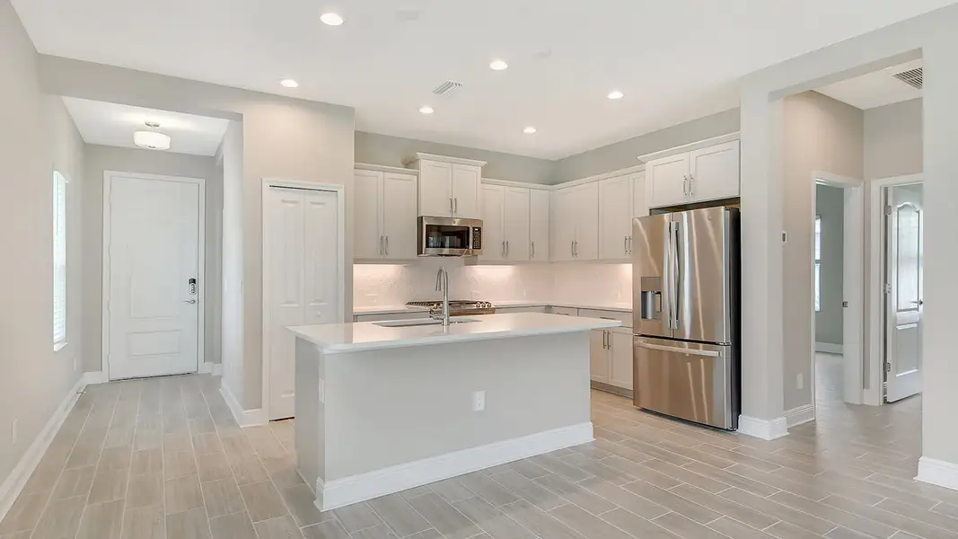 Furnished interior view inside a new home in Canoe Creek Real Estate and Homes for Sale in Parrish, FL - Neal Communities, Parrish (Image 3).