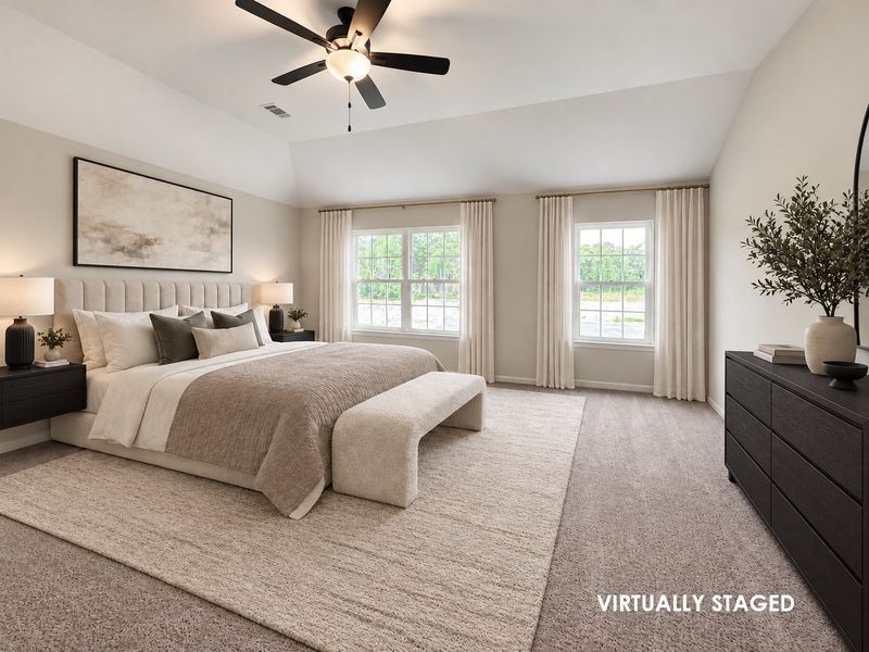 Furnished interior view inside a new home in Doctor's Creek, Ludowici (Image 12).