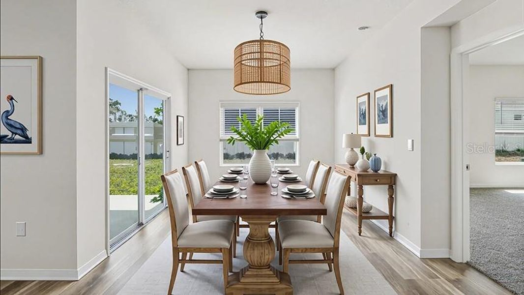 Furnished interior view inside a new home in Avalon Woods, Newberry (Image 4).