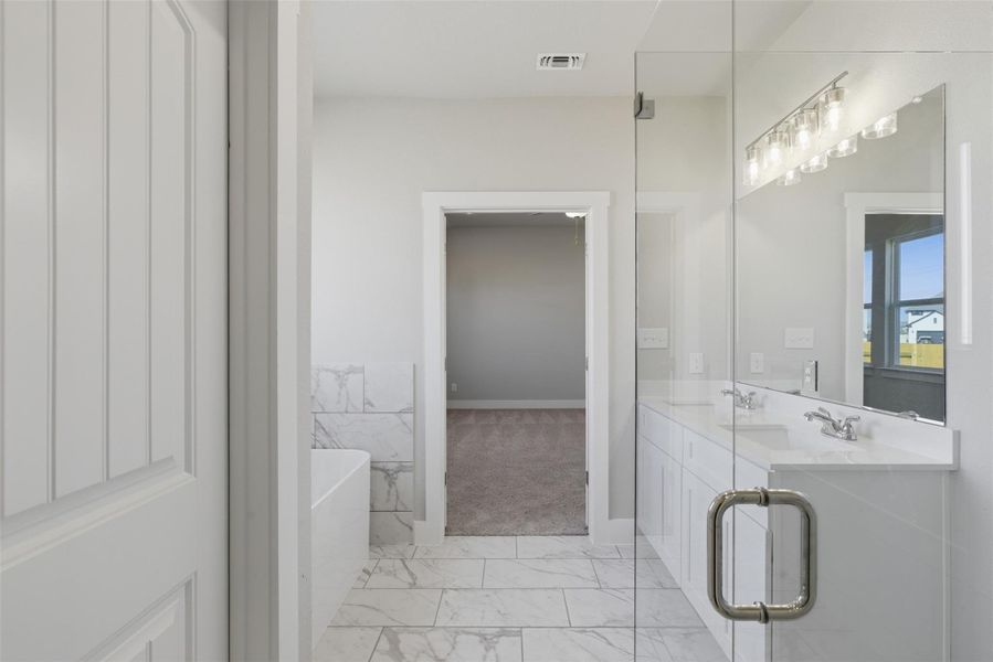 Furnished interior view inside a new home in Enclave at Cele, Pflugerville (Image 14).