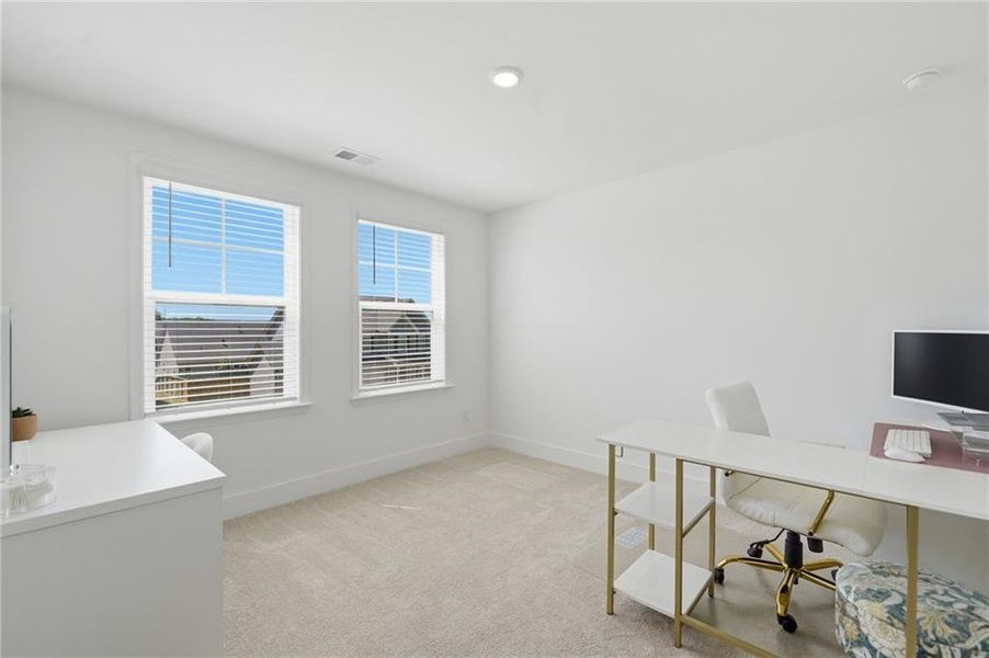 Furnished interior view inside a new home in , Dallas (Image 33).
