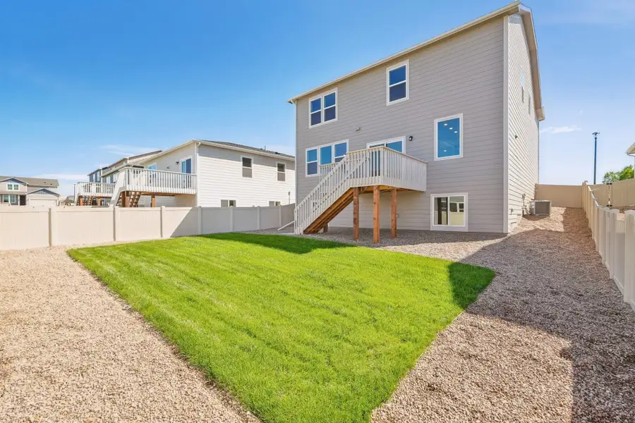 Exterior details and patio area of a home in Aspen Ranch, Fountain (Image 26).