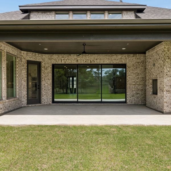 Exterior details and patio area of a home in StarView, Prosper (Image 30). Exterior details and patio area of a home in StarView, Prosper (Image 30).