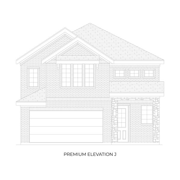 Representative rendering of the exterior for the Jackson Select F by First Texas Homes (Image 11).