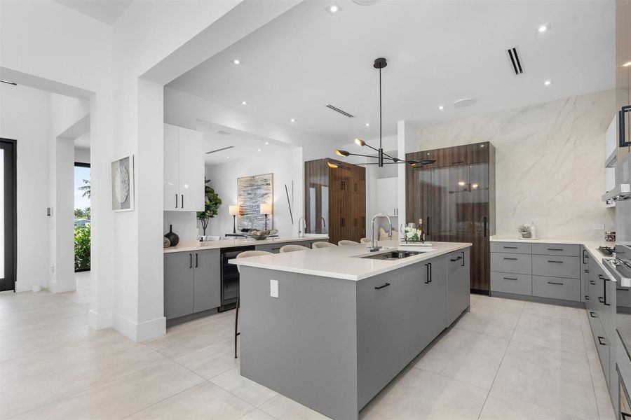 Furnished interior view inside a new home in , Fort Lauderdale (Image 19).