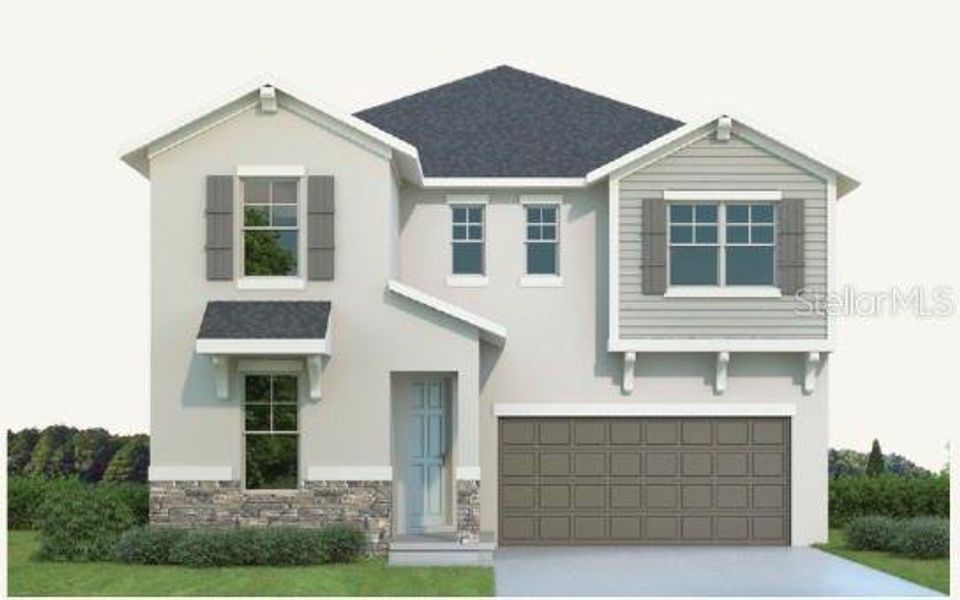Exterior rendering of this home design in , St. Petersburg, FL (Image 3).
