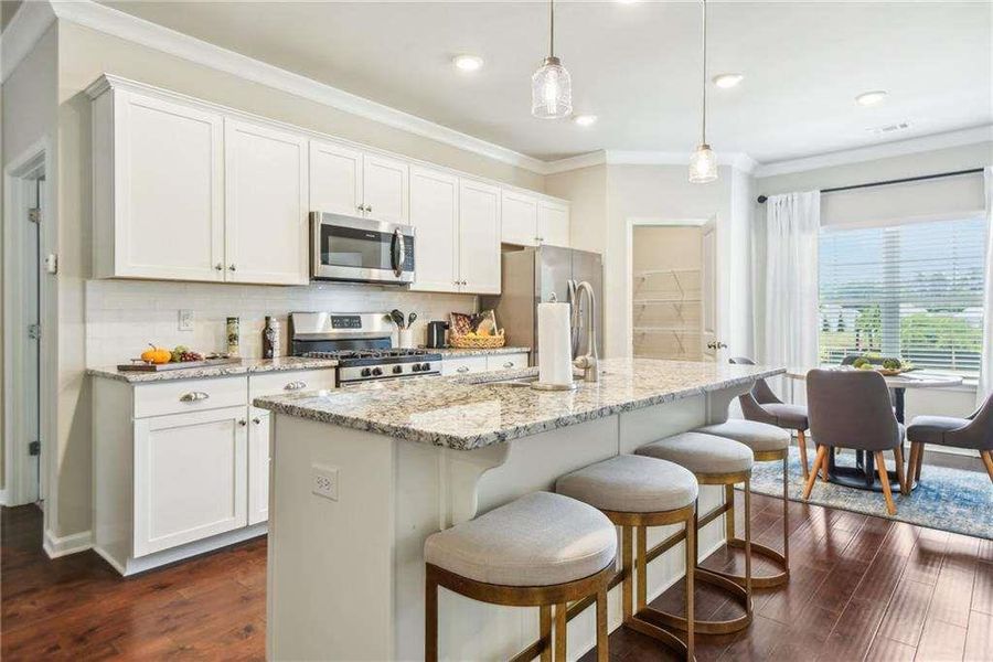 Furnished interior view inside a new home in Creekwood, Powder Springs (Image 8).