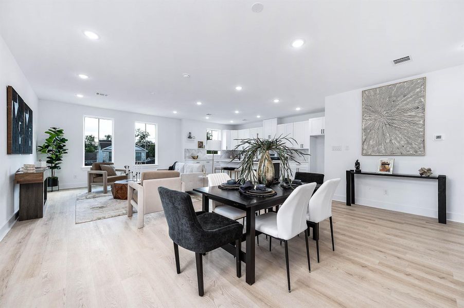 Furnished interior view inside a new home in , Houston (Image 5).