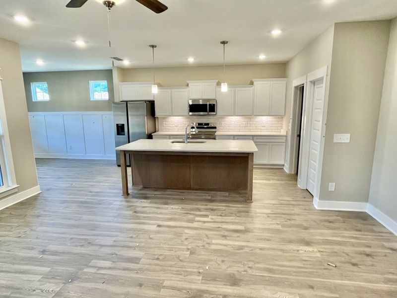 Stock. Who doesn't love a large island and a walk in pantry?