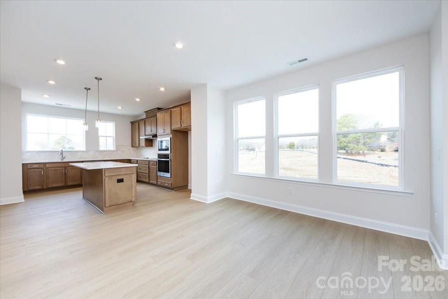 Light filled dining space