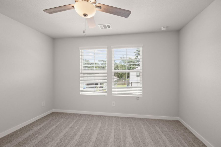 Spacious, unfurnished interior of a new home in Crockett Meadows, Conroe (Image 17). Spacious, unfurnished interior of a new home in Crockett Meadows, Conroe (Image 17).