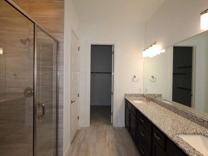 Furnished interior view inside a new home in Marble Creek Crossing, Austin (Image 12). Furnished interior view inside a new home in Marble Creek Crossing, Austin (Image 12).