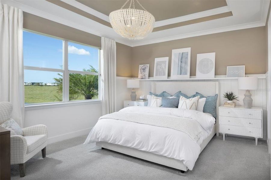 Furnished interior view inside a new home in Wellen Park, Venice (Image 5).