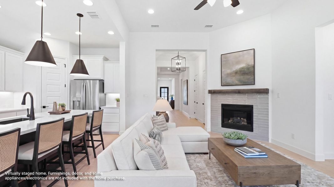 Furnished interior view inside a new home in Talon Hills, Fort Worth (Image 6).