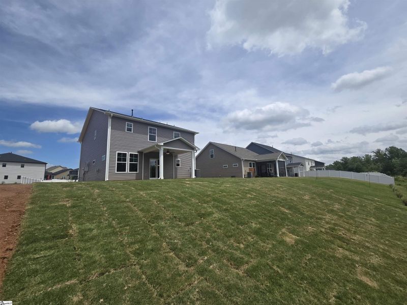 Exterior details and patio area of a home in Shiloh Trail, Wellford (Image 17).